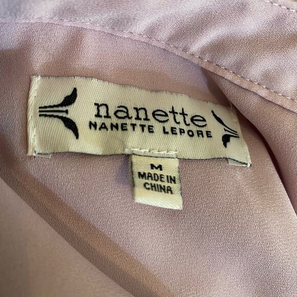 Nanette Lenore Button Up Top Purple Size Medium - Picture 5 of 8